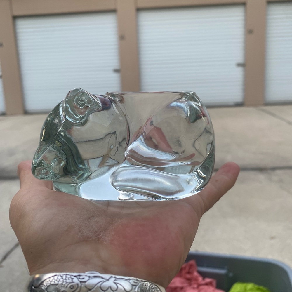 Elegant Glass Art Sculpture